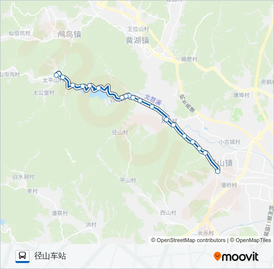 491B Bus Line Map