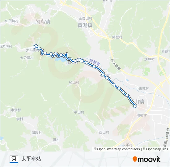 491B Bus Line Map