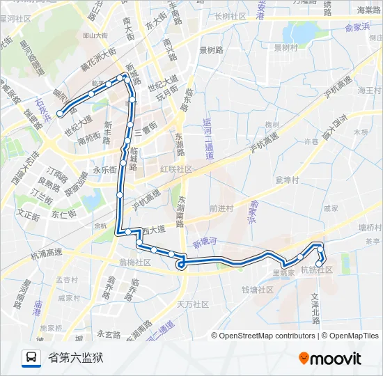 492路 Bus Line Map