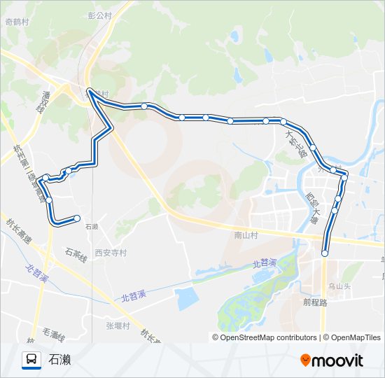 公交493路的线路图