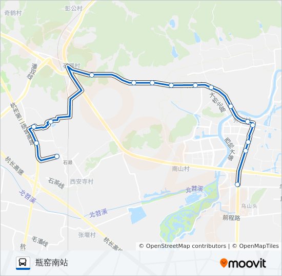 493路 bus Line Map