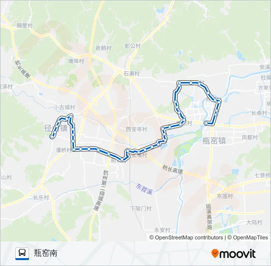 公交494路的线路图
