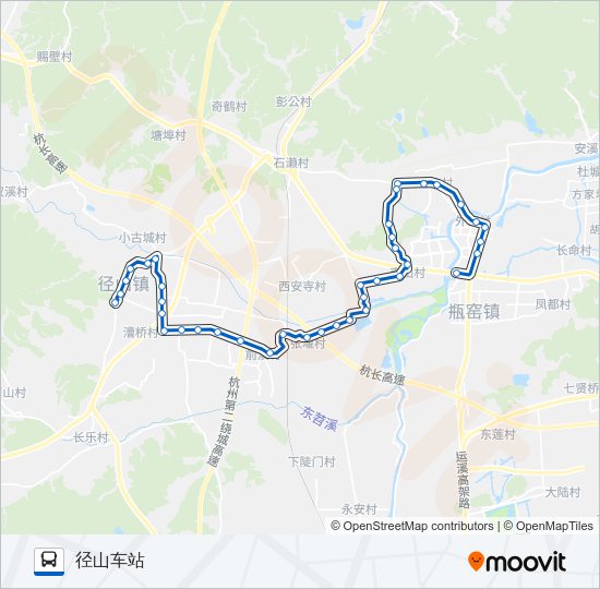 公交494路的线路图
