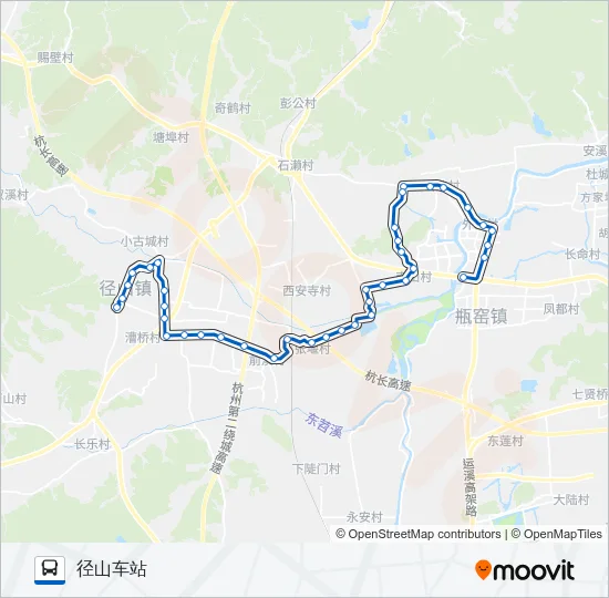 公交494路的线路图