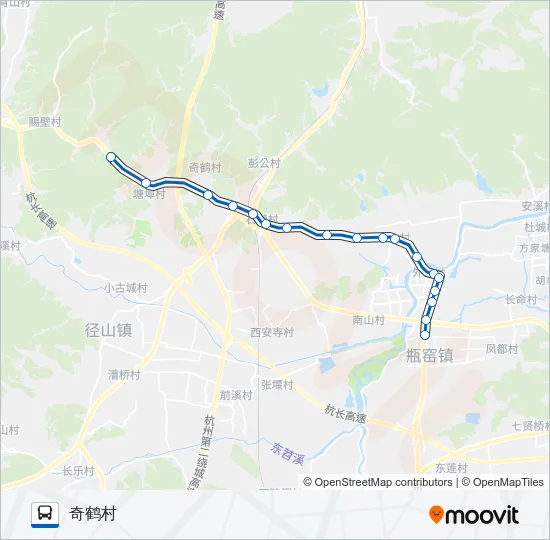 496路 Bus Line Map