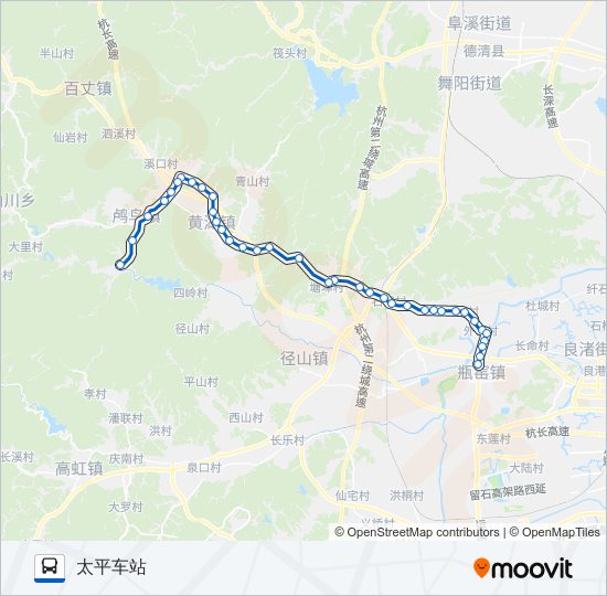 497路 bus Line Map