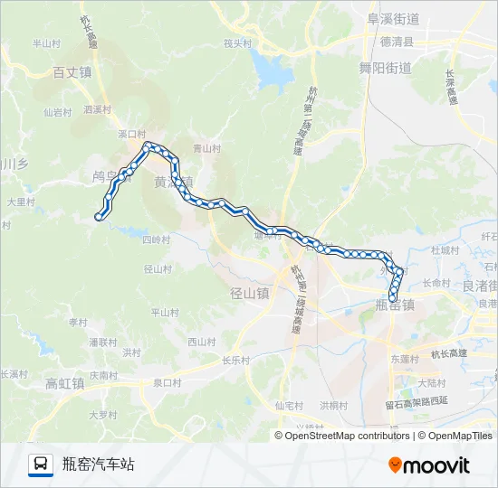 497路 Bus Line Map
