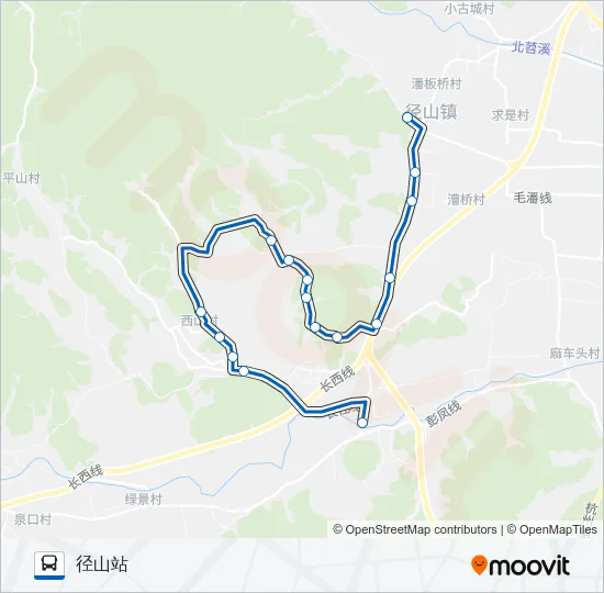 498A Bus Line Map