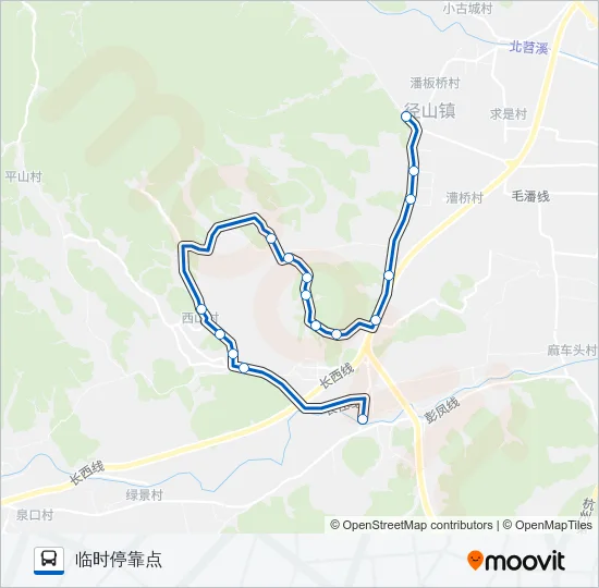 498A Bus Line Map