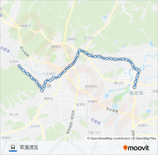 498路 Bus Line Map