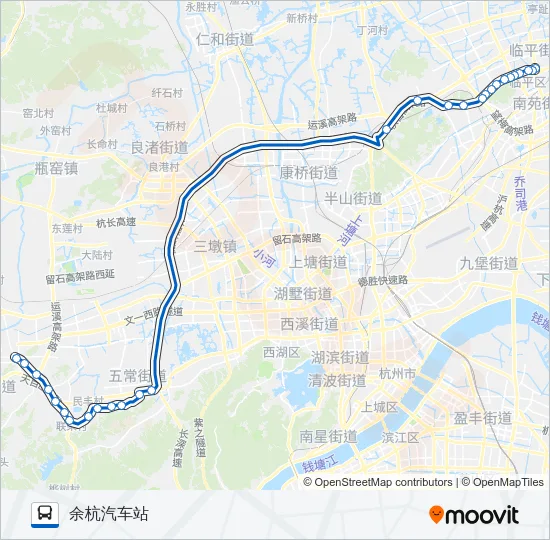 505路 Bus Line Map