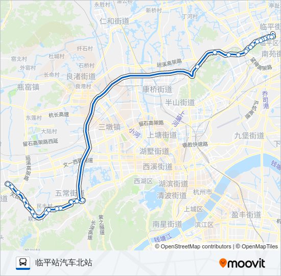 505路 bus Line Map