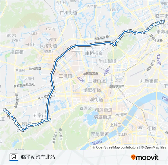 505路 Bus Line Map