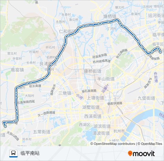 公交507路的线路图