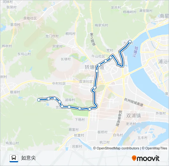 510路 Bus Line Map