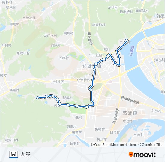 510路 bus Line Map