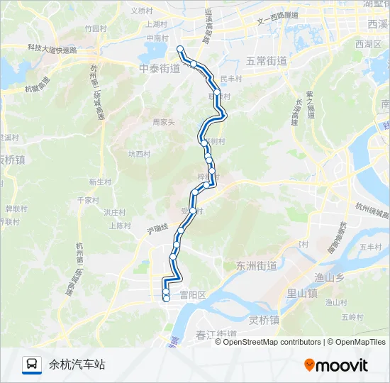 513路 Bus Line Map