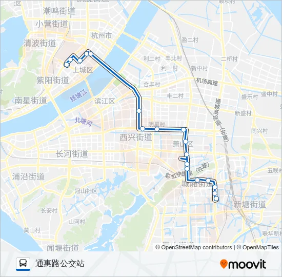 515路 Bus Line Map