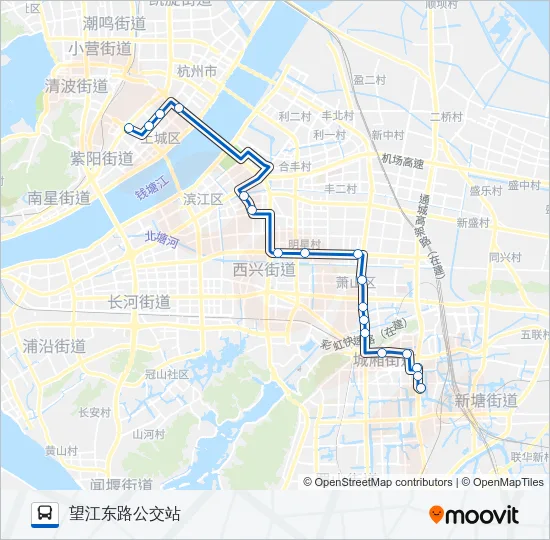 515路 Bus Line Map