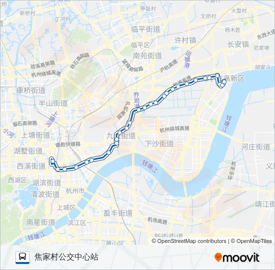 523路 Bus Line Map