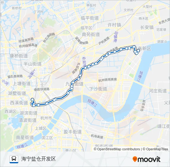 523路 Bus Line Map