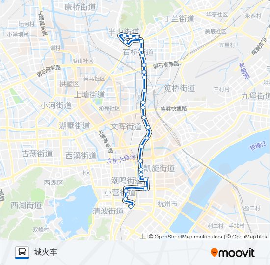 公交528路的线路图