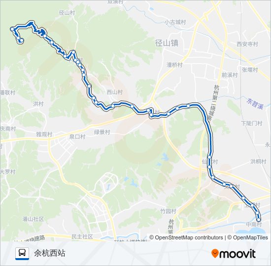 公交533路的线路图