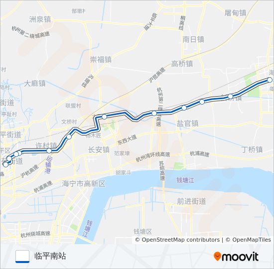 公交534路的线路图