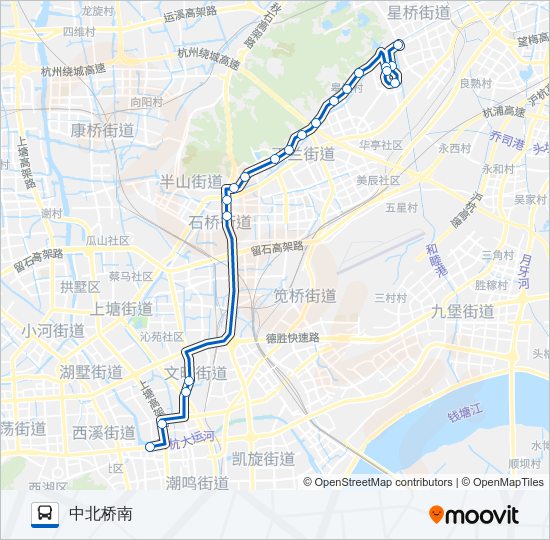 535路 bus Line Map