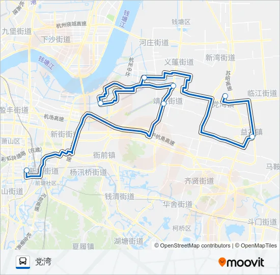 542路 Bus Line Map