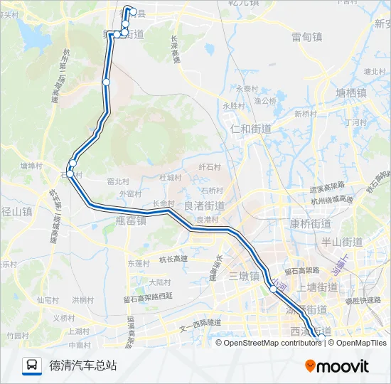 588路 Bus Line Map