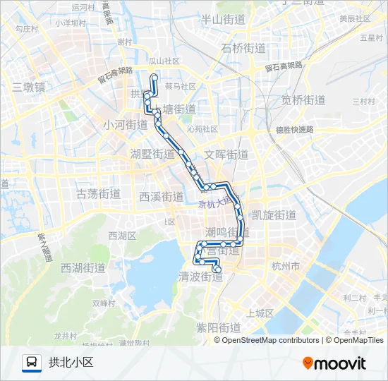 591路 Bus Line Map