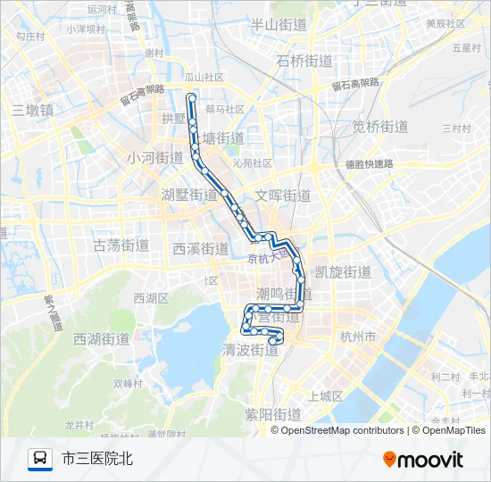 591路 Bus Line Map