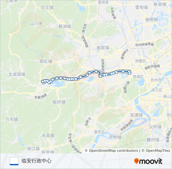 599路 bus Line Map