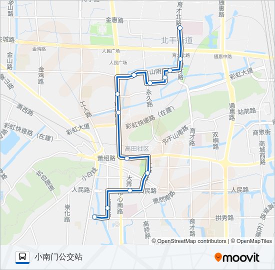 655路 bus Line Map