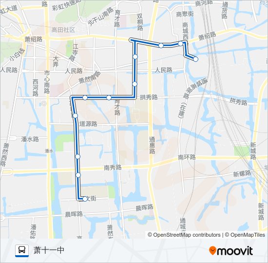 657路 bus Line Map