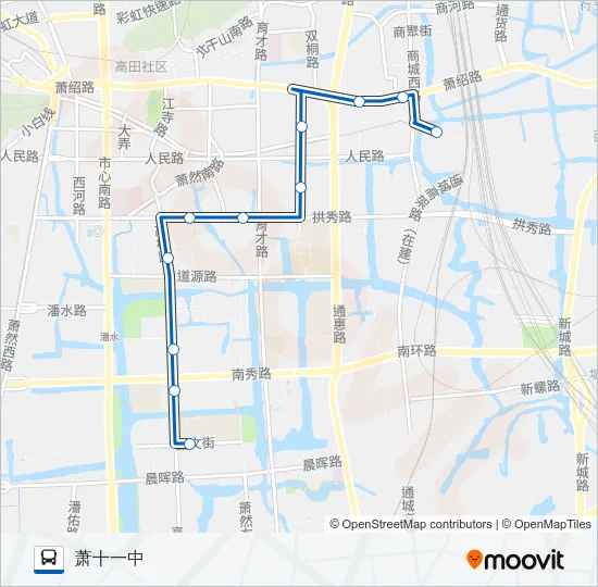 657路 Bus Line Map