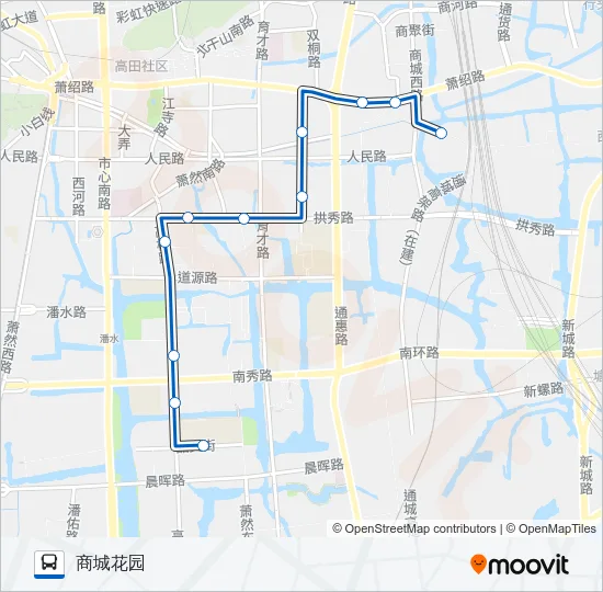657路 Bus Line Map