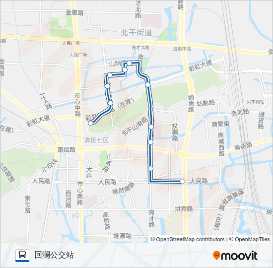 660路 Bus Line Map