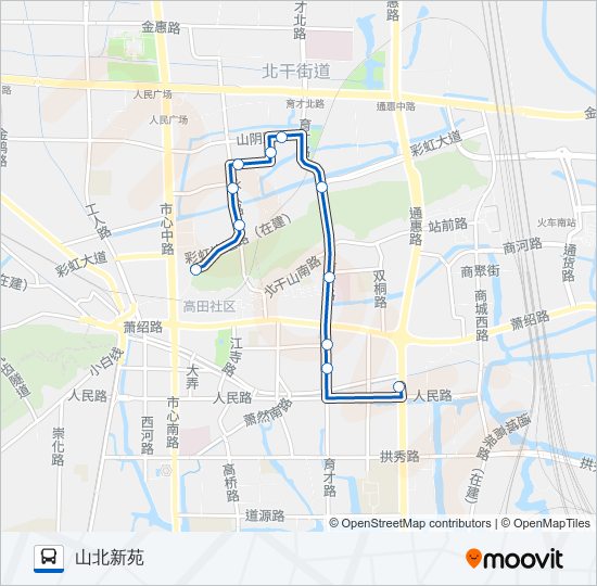 660路 bus Line Map
