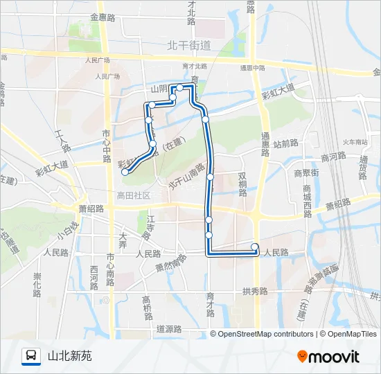 660路 Bus Line Map