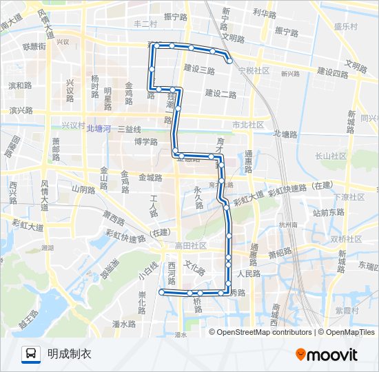 703路 bus Line Map