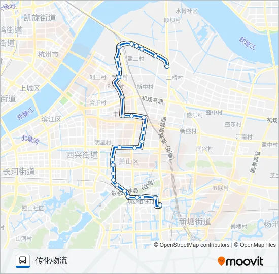 710路 Bus Line Map