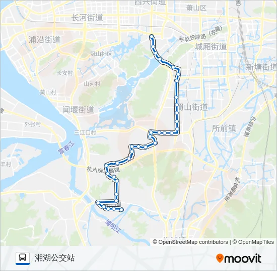 714路 Bus Line Map
