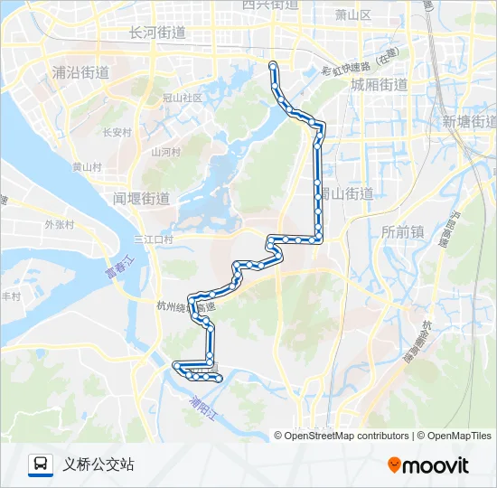 714路 Bus Line Map