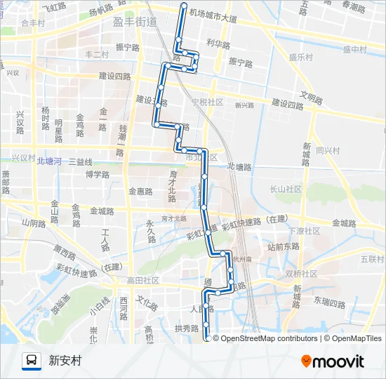 公交715路的线路图