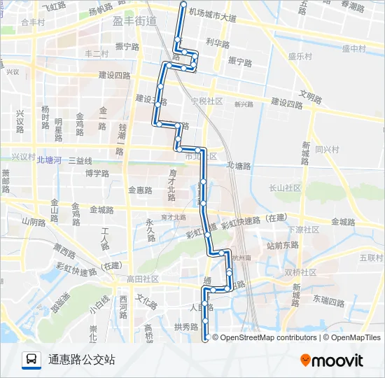 公交715路的线路图