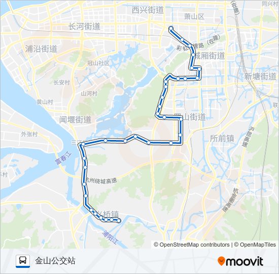 上海公交719路路线图图片