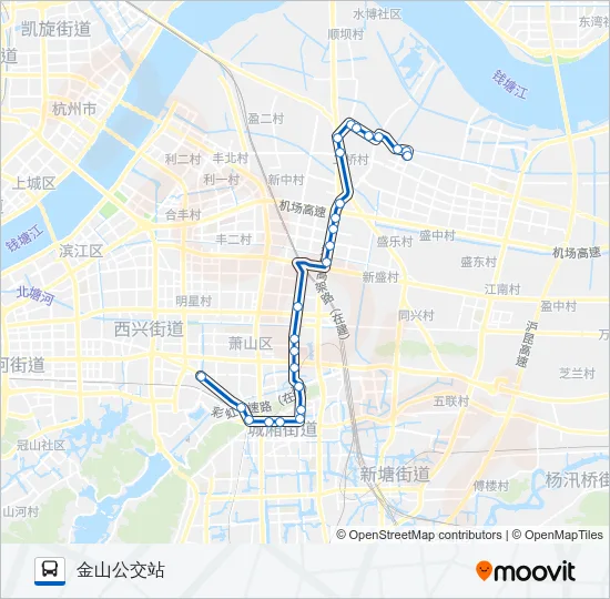 720路 Bus Line Map