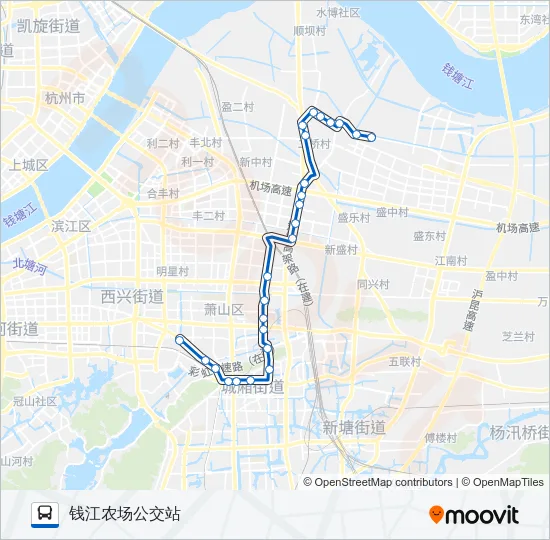720路 Bus Line Map